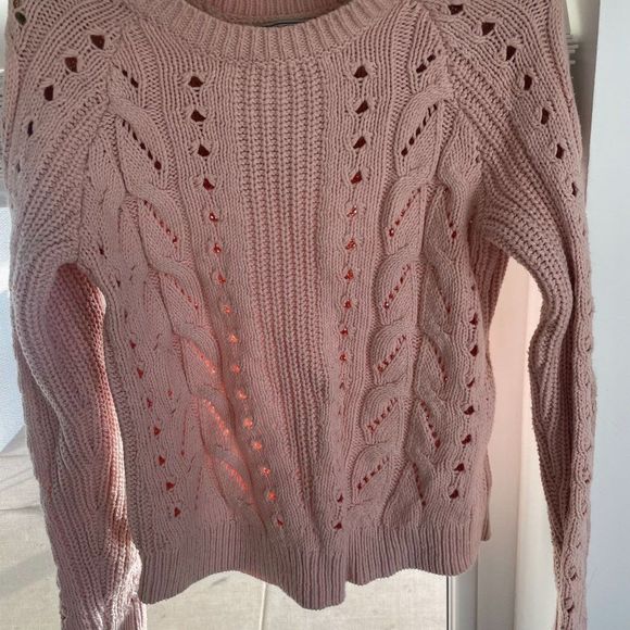 Lucky Women's Pink Long Sleeves Crew Neck Sweater US Size - Extra Small - Picture 7 of 16